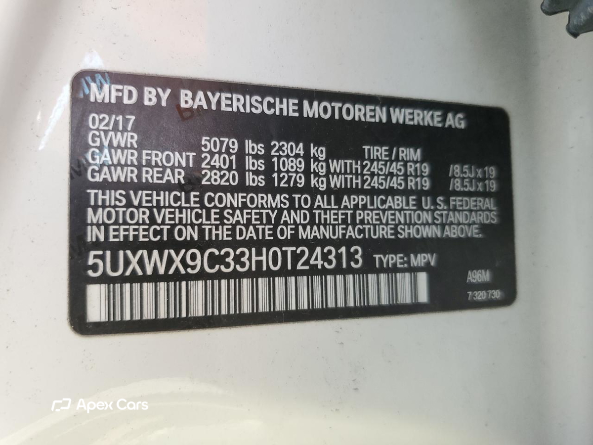 BMW X3 2017
