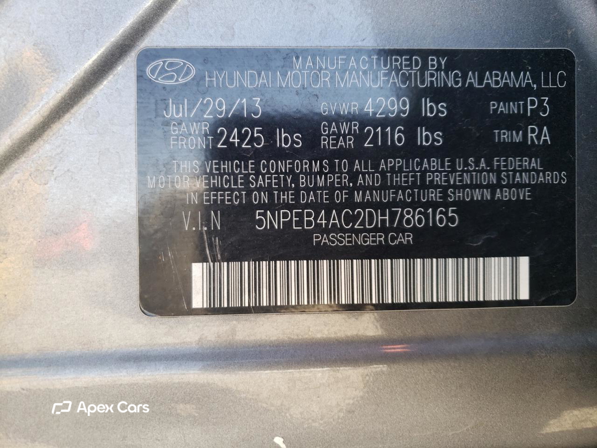 Hyundai Sonata 2013