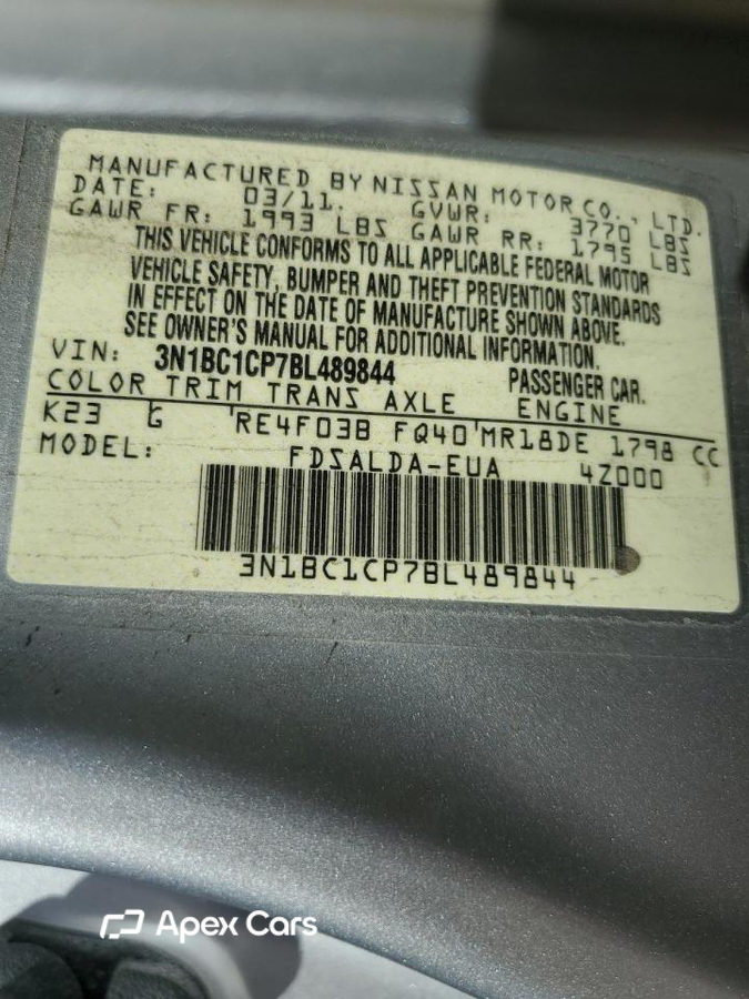 Nissan Versa 2011