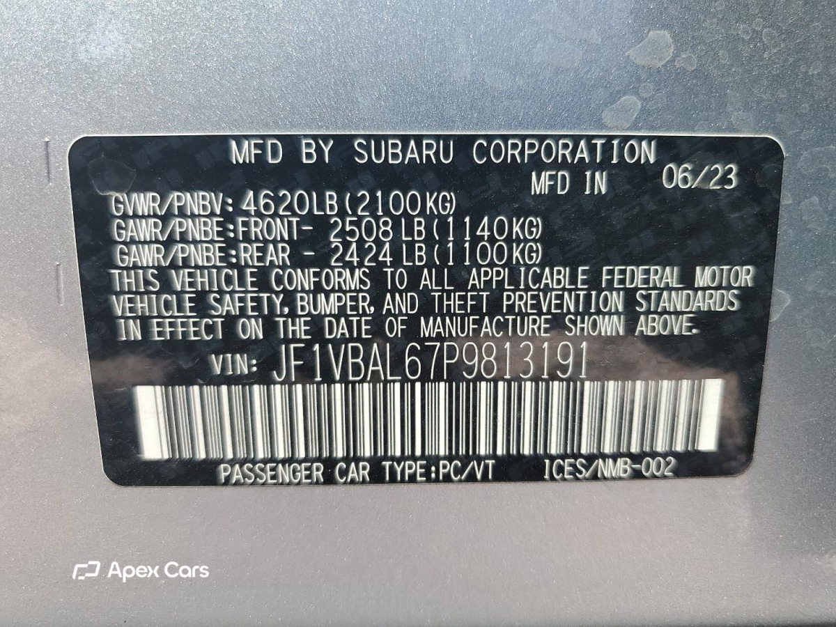Subaru WRX 2023