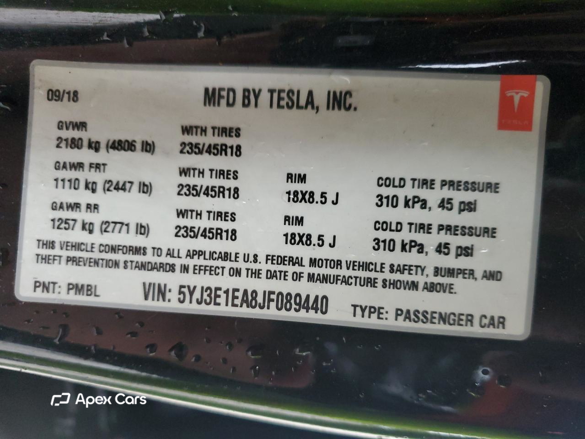 Tesla Model 3 2018