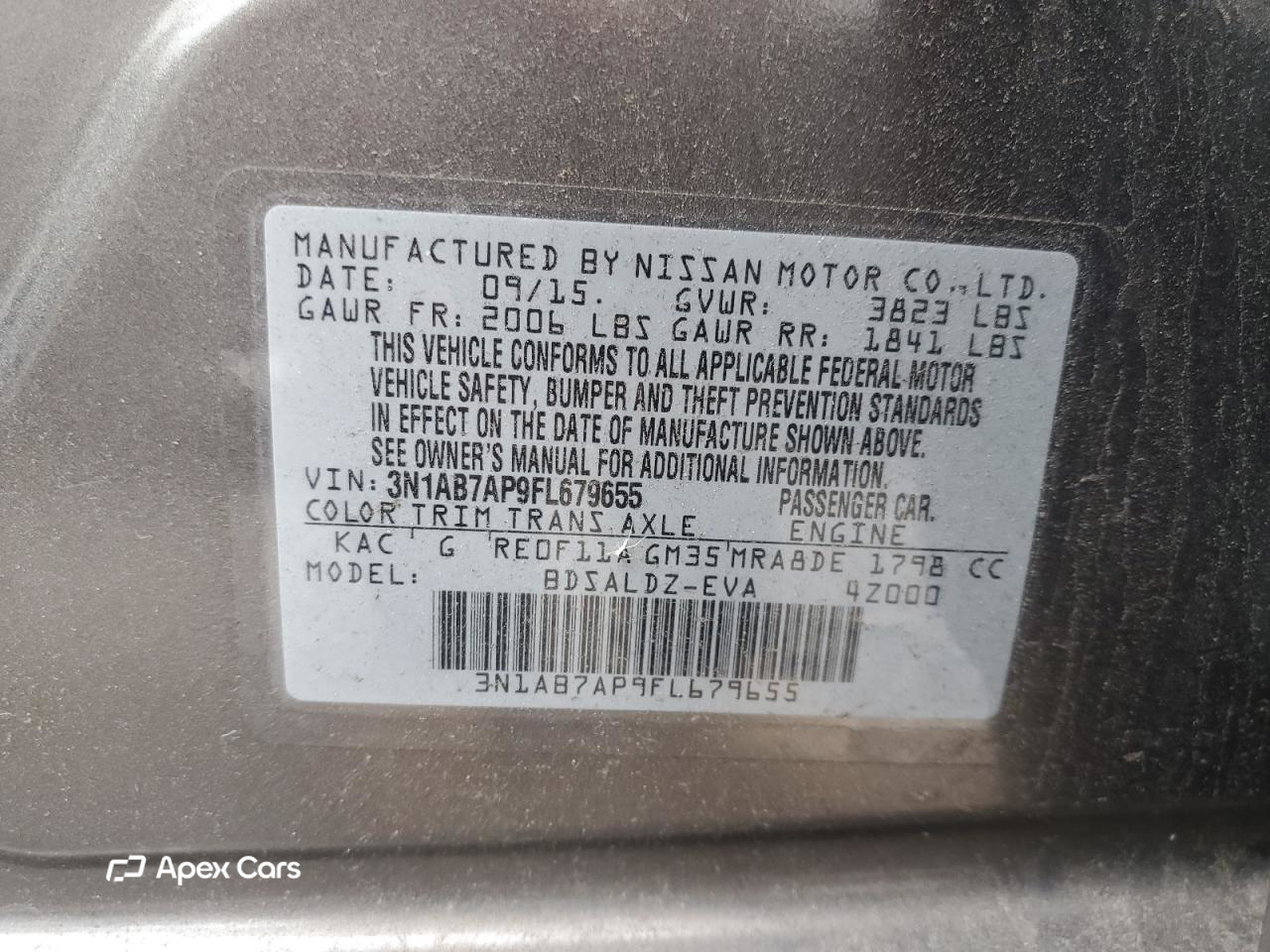 Nissan Sentra 2015