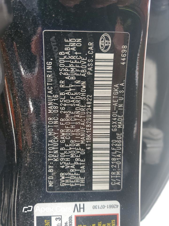 Toyota Avalon 2016