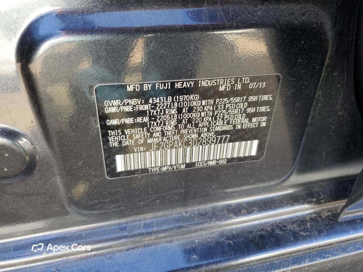 Subaru XV 2013