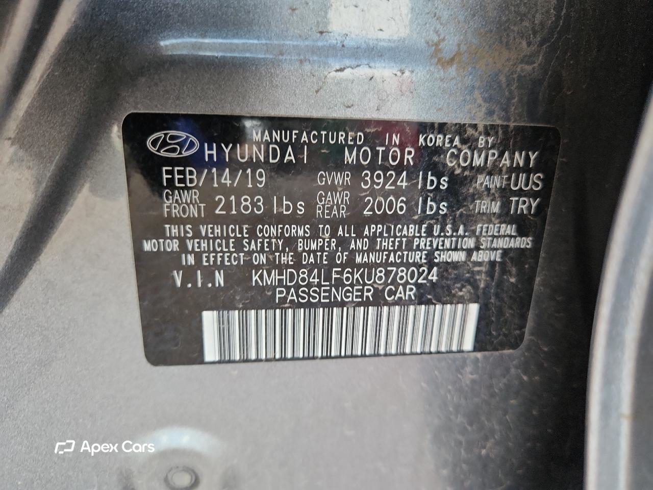 Hyundai Elantra 2019