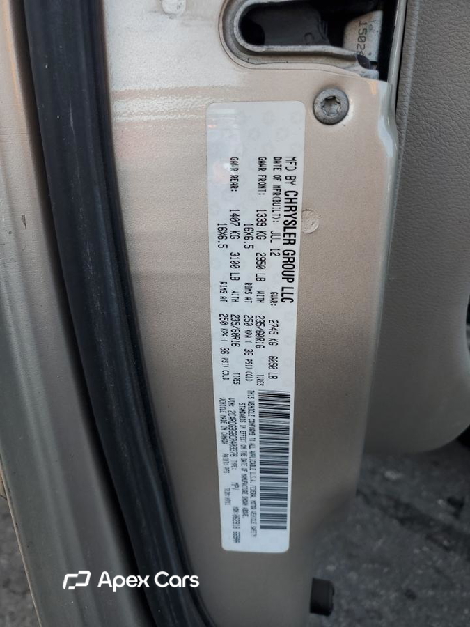Dodge Caravan 2012