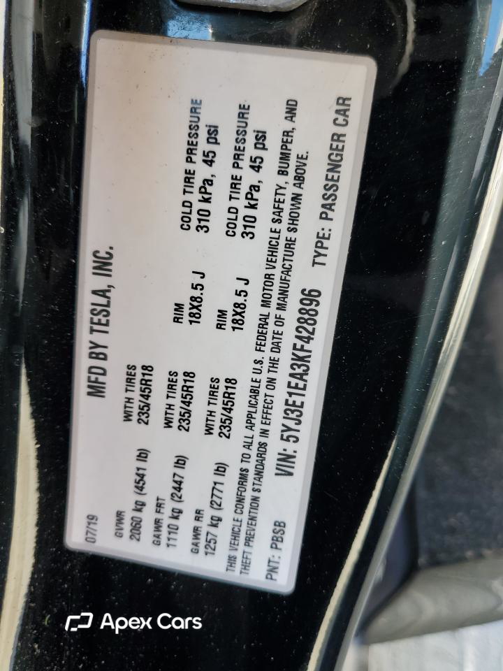 Tesla Model 3 2019