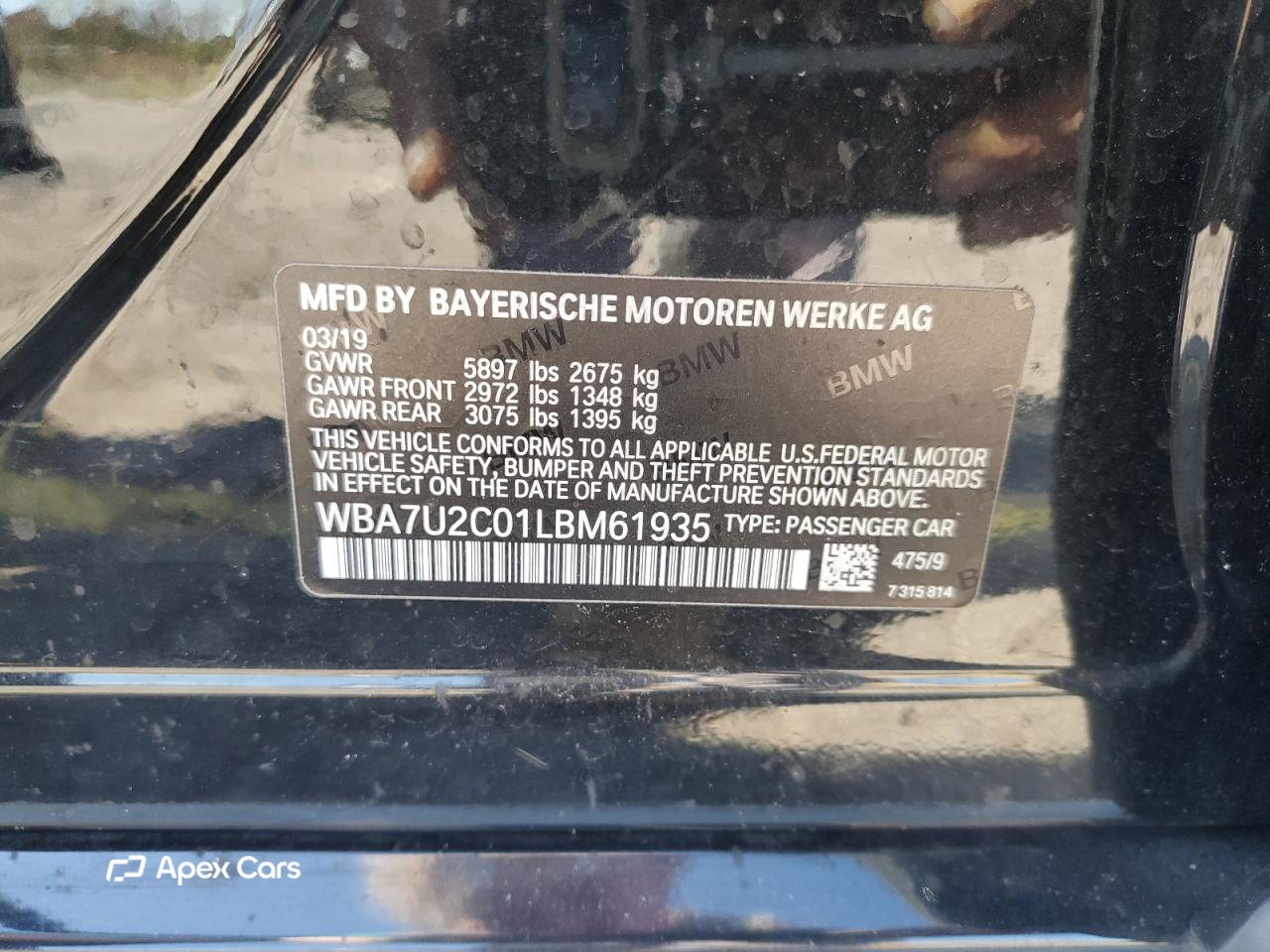 BMW Series 7 2020
