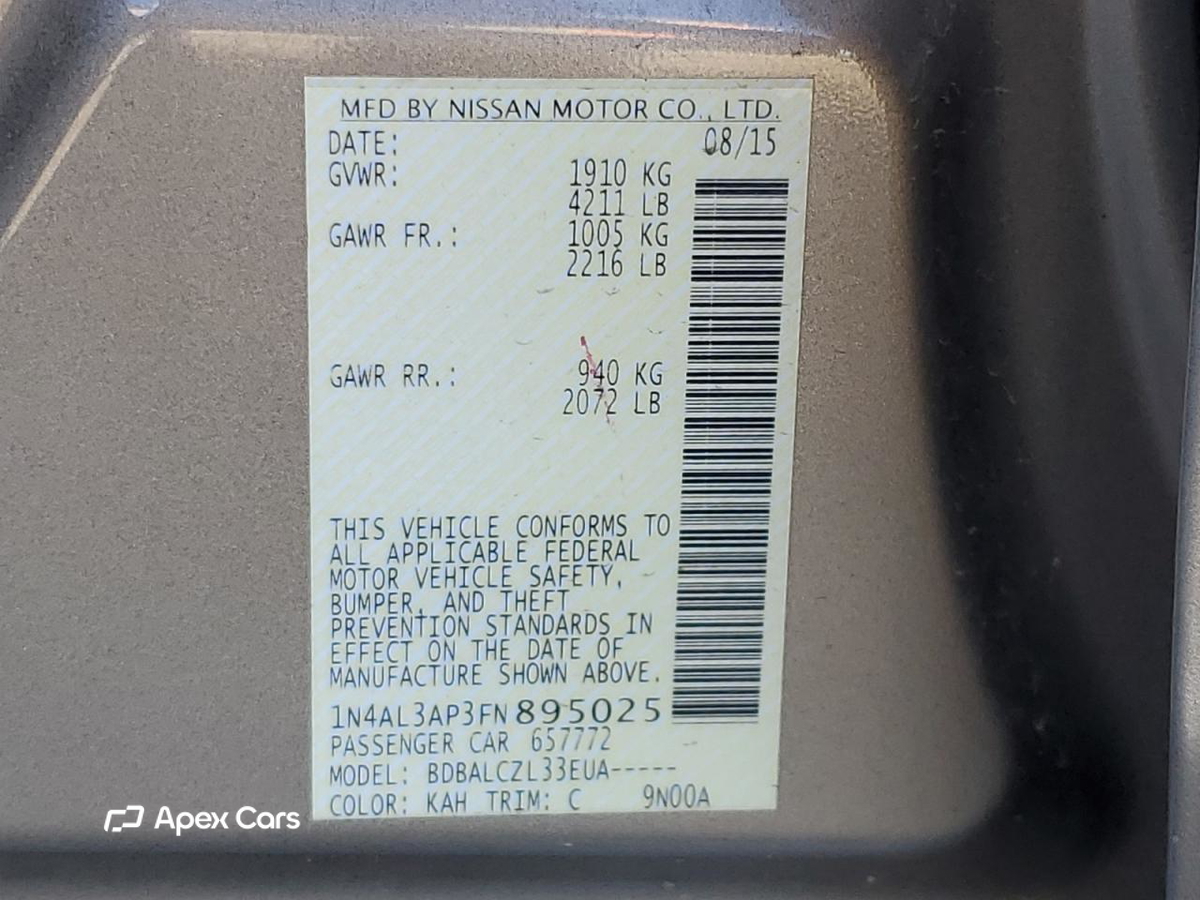 Nissan Altima 2015
