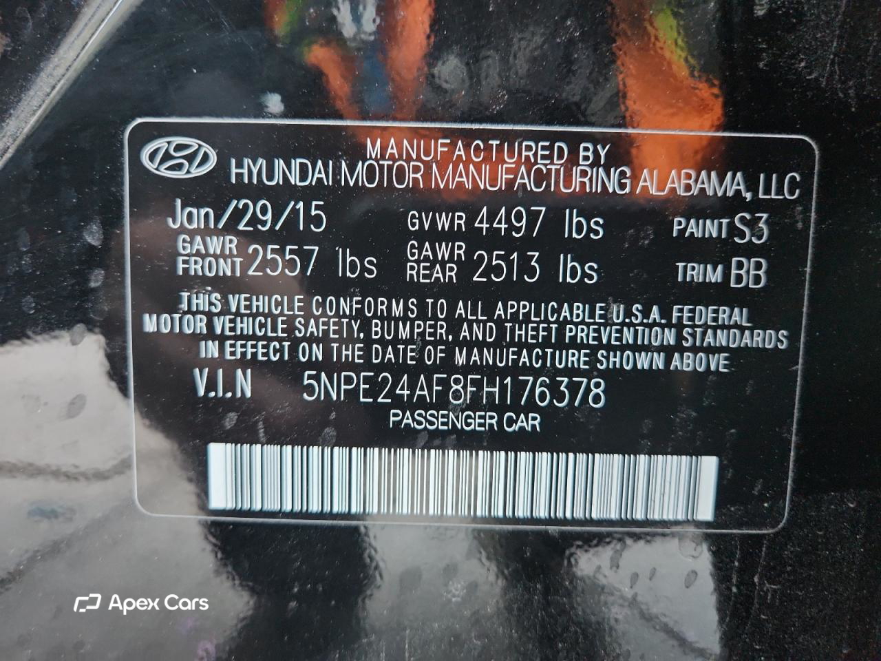 Hyundai Sonata 2015