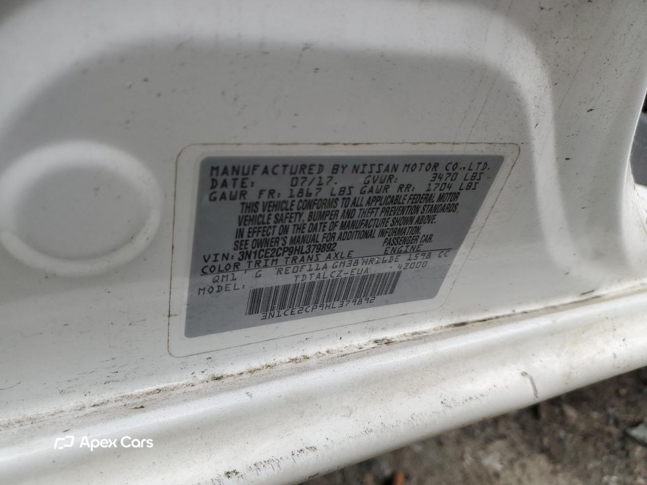Nissan Versa 2017