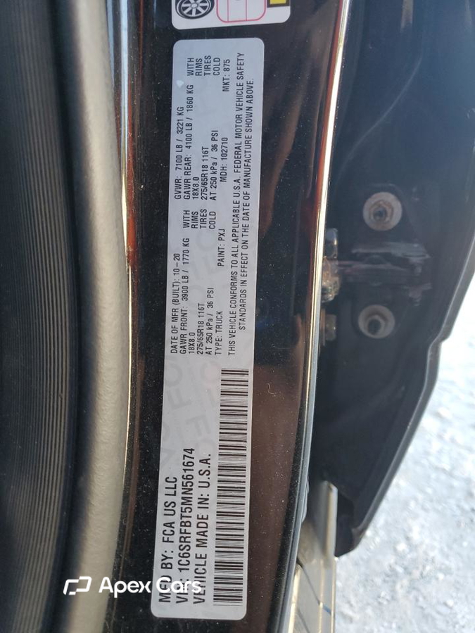 RAM 1500 2021