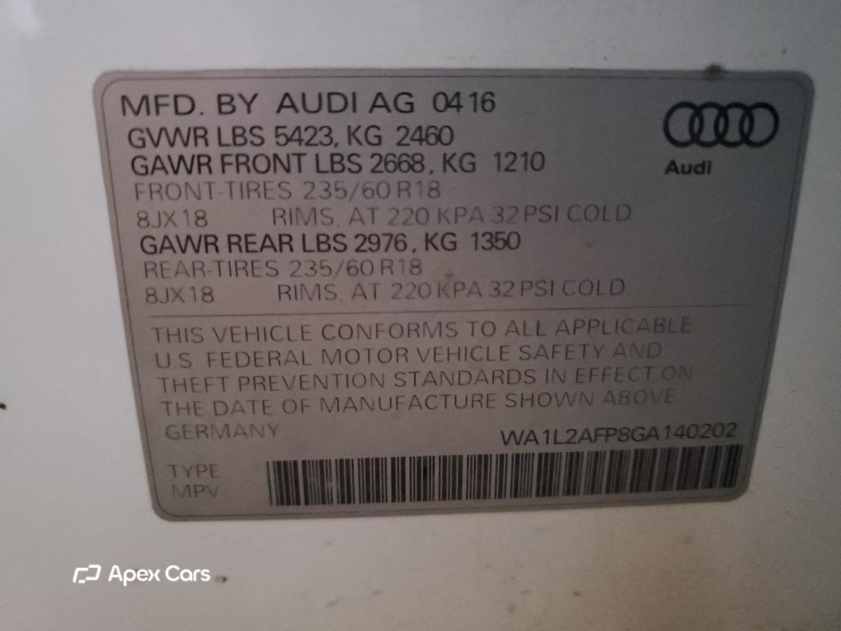 Audi Q5 2016