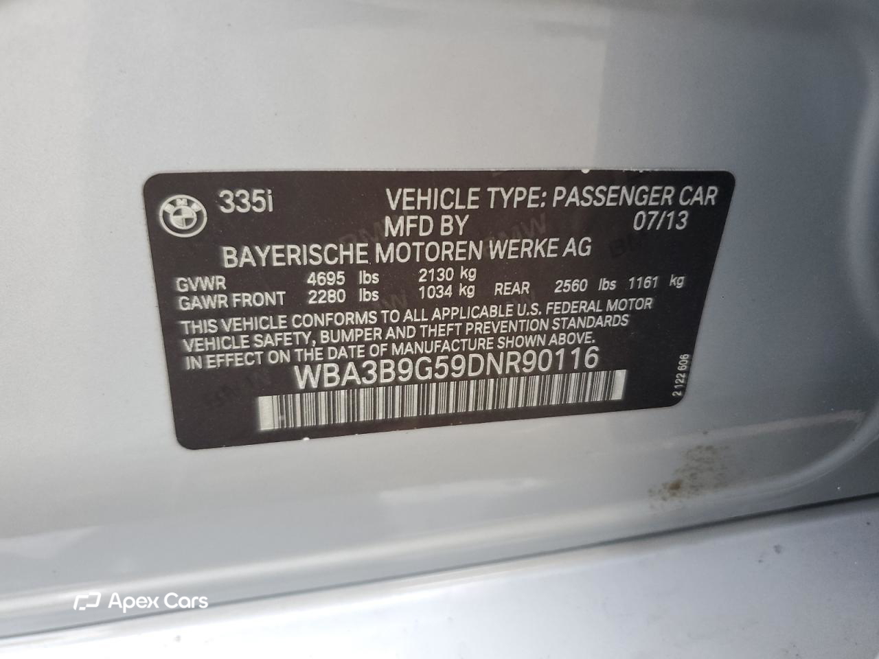 BMW Series 3 2013