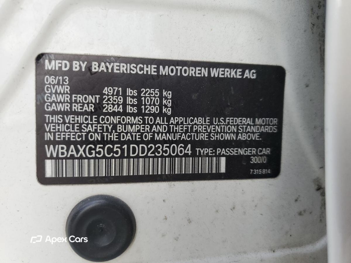 BMW Series 5 2013