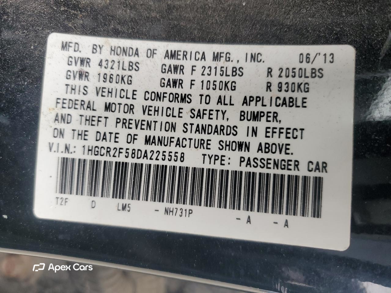 Honda Accord 2013