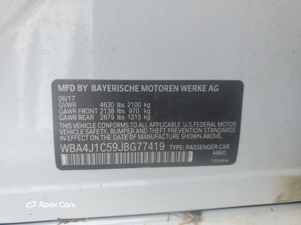 BMW Series 4 2018