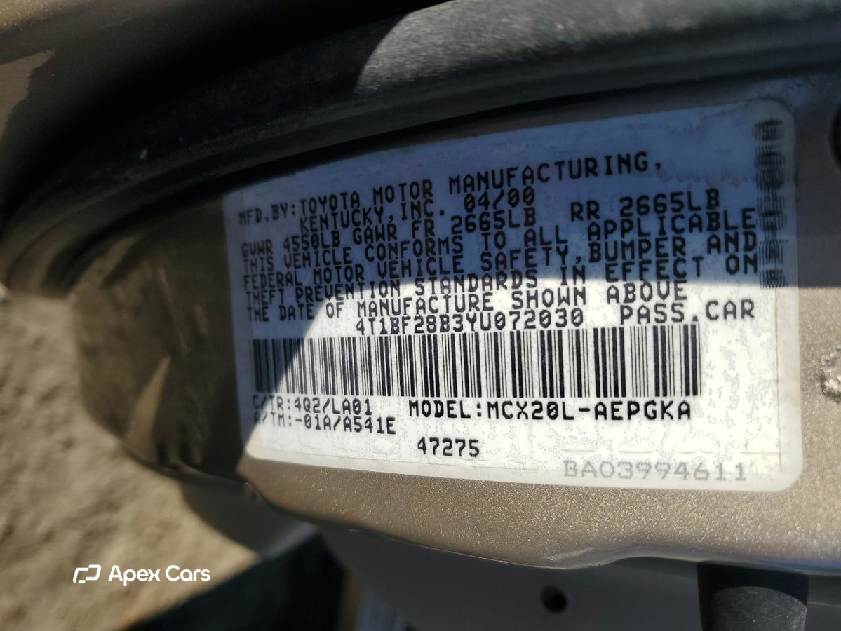 Toyota Avalon 2000