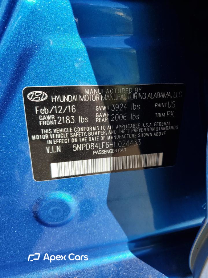 Hyundai Elantra 2017