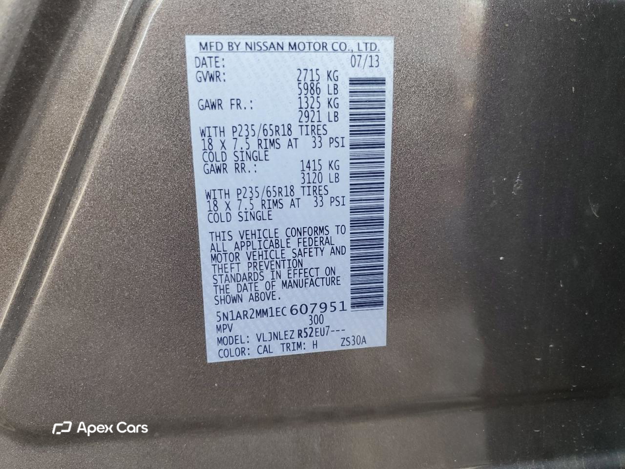 Nissan Pathfinder 2014