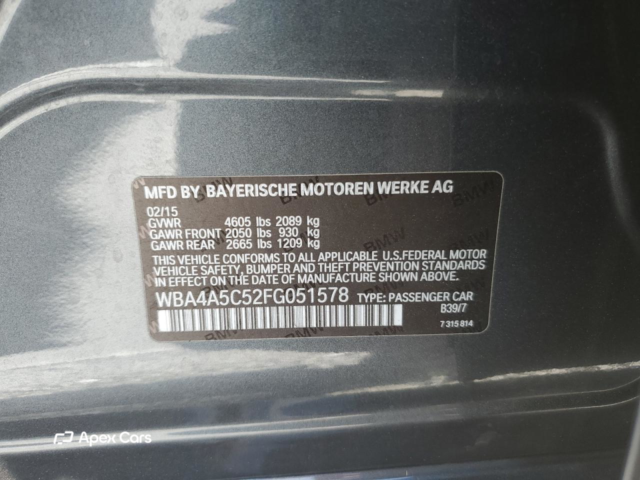 BMW Series 4 2015