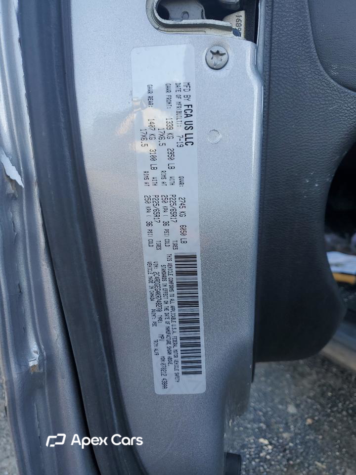 Dodge Caravan 2019