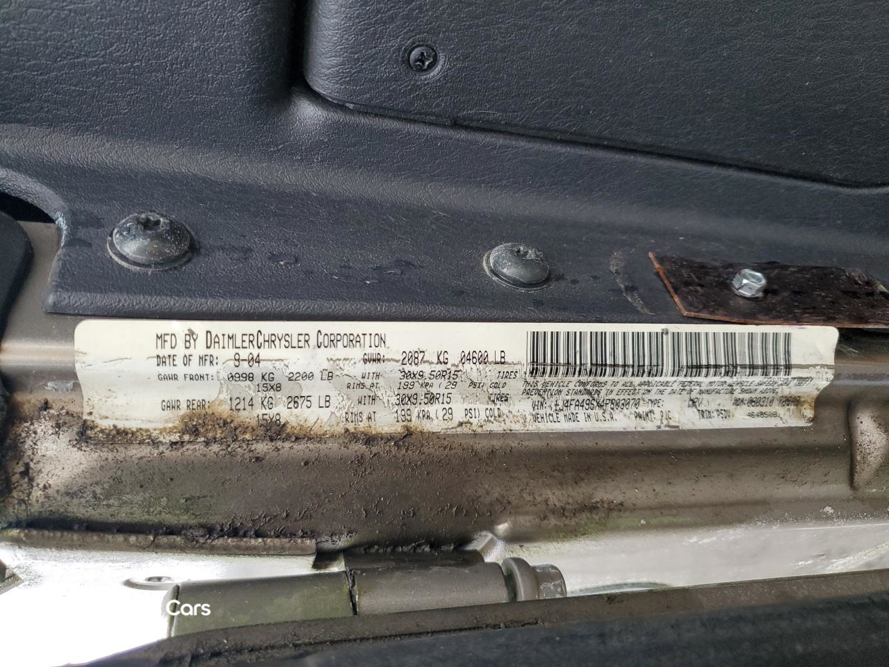 Jeep Wrangler 2004
