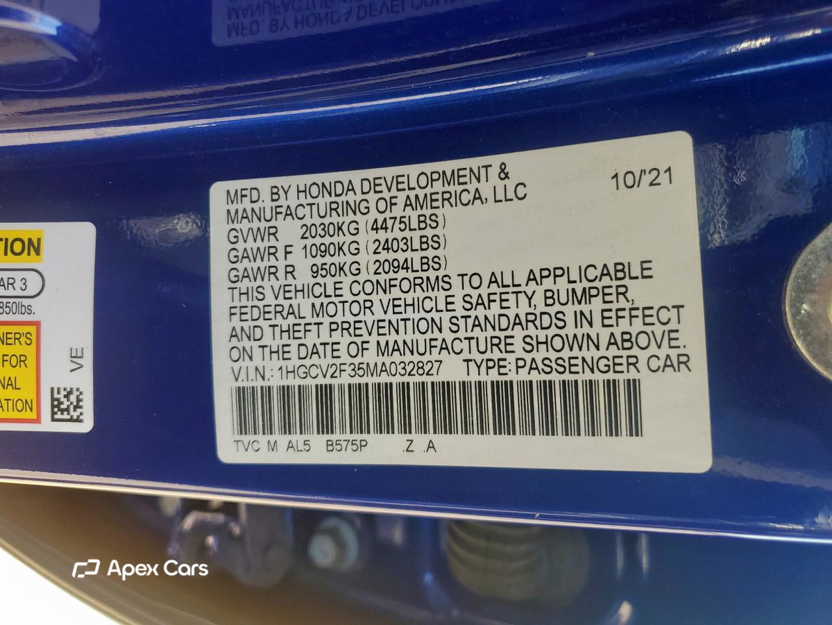 Honda Accord 2021