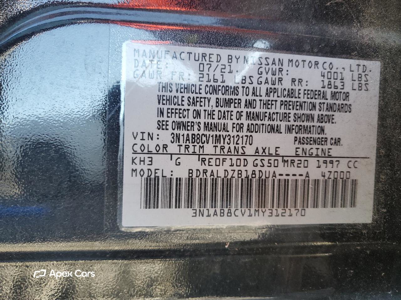 Nissan Sentra 2021