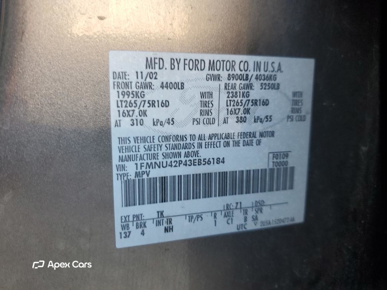 Ford Excursion 2003