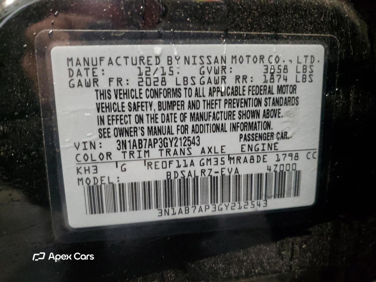Nissan Sentra 2016