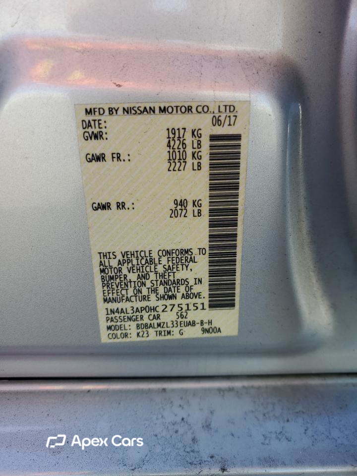 Nissan Altima 2017