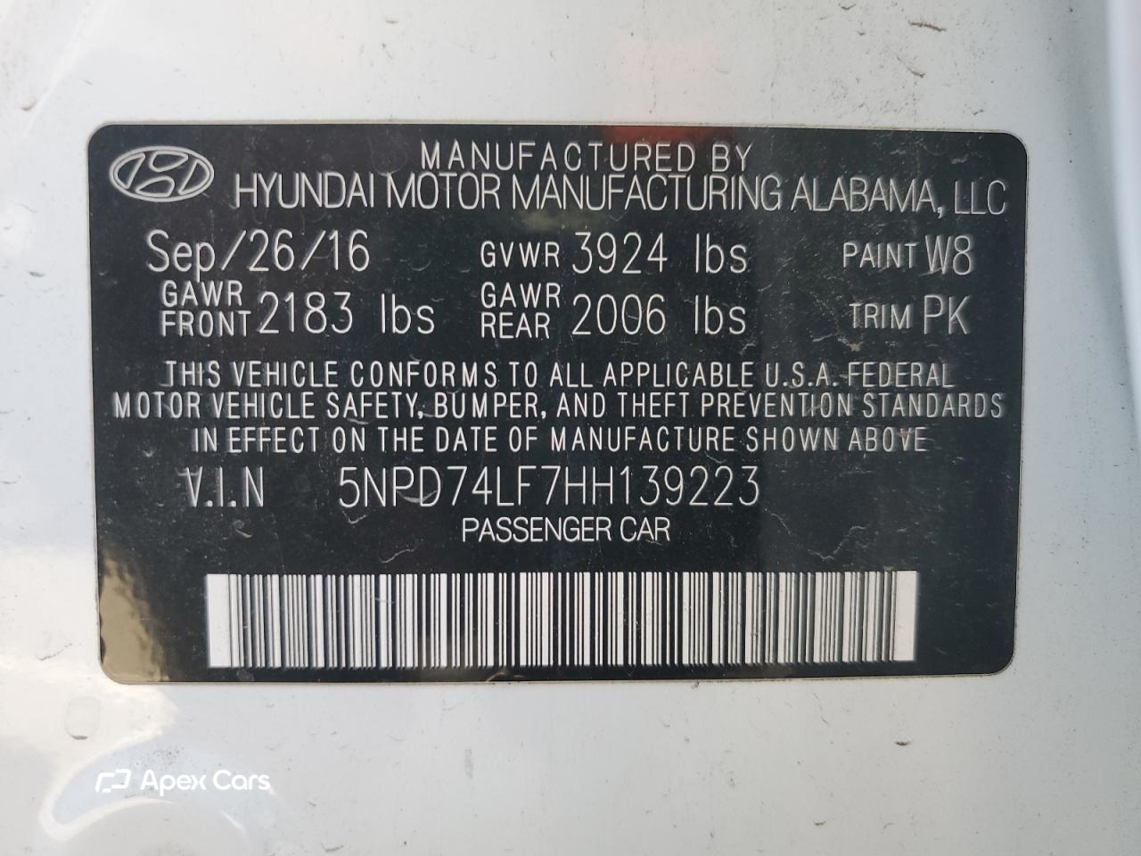 Hyundai Elantra 2017
