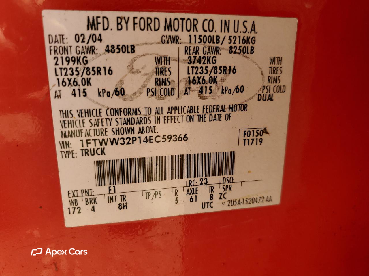Ford F350 2004