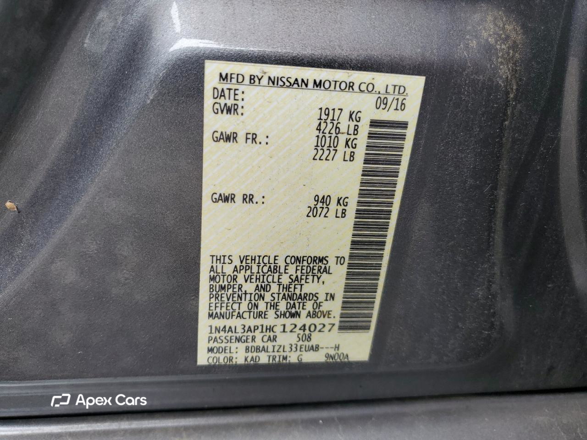 Nissan Altima 2017