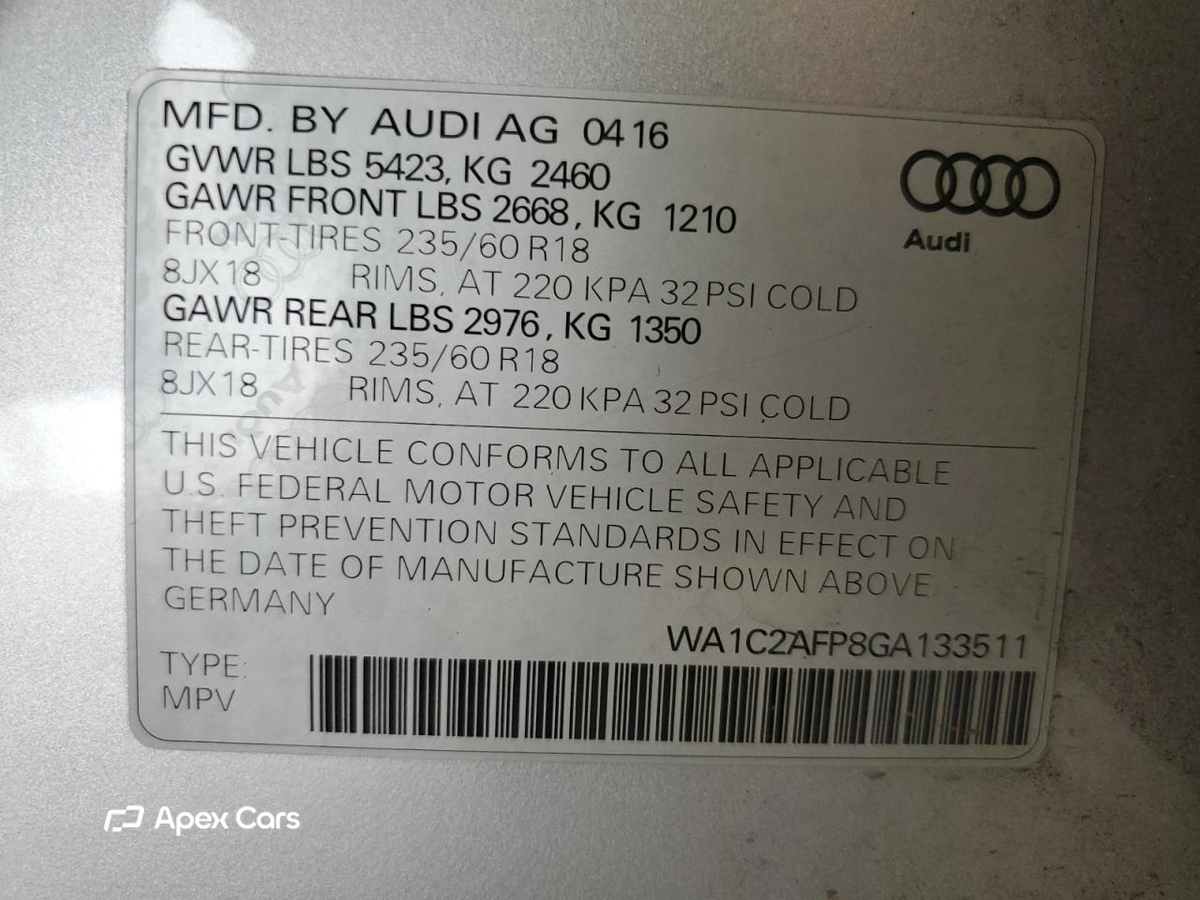 Audi Q5 2016