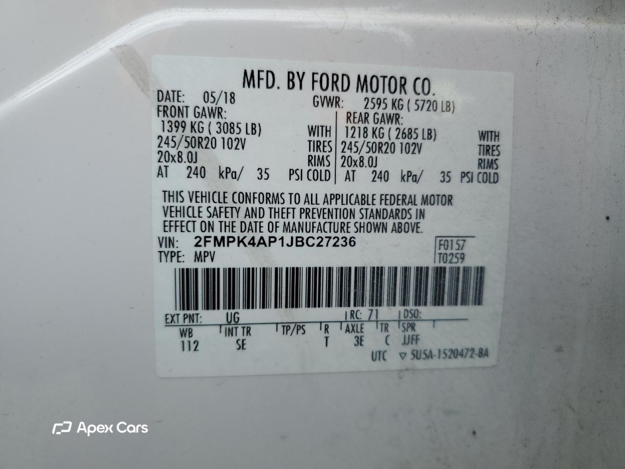 Ford Edge 2018