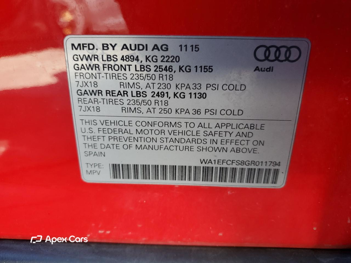 Audi Q3 2016