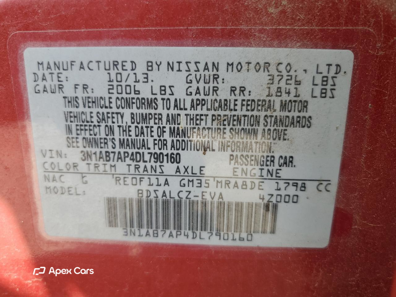 Nissan Sentra 2013
