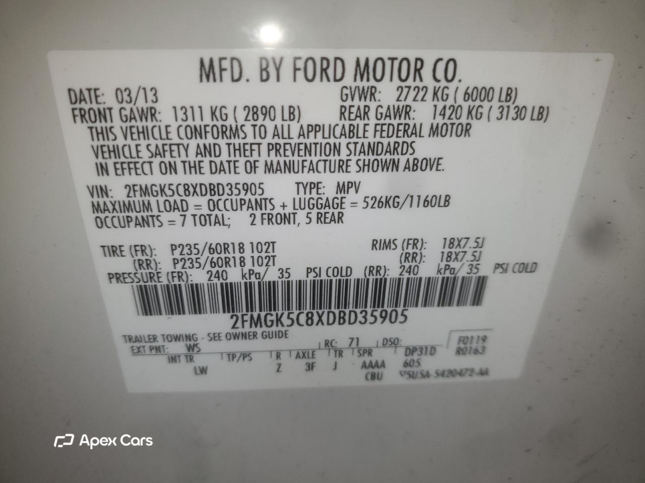 Ford Flex 2013
