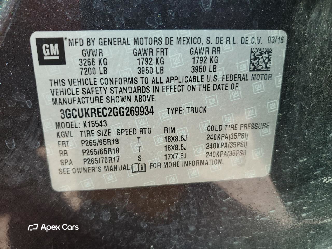 Chevrolet Silverado 2016