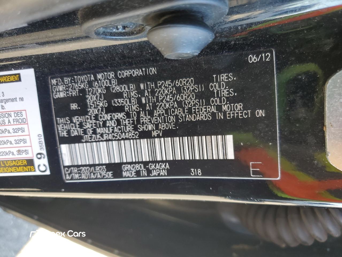 Toyota 4Runner 2012