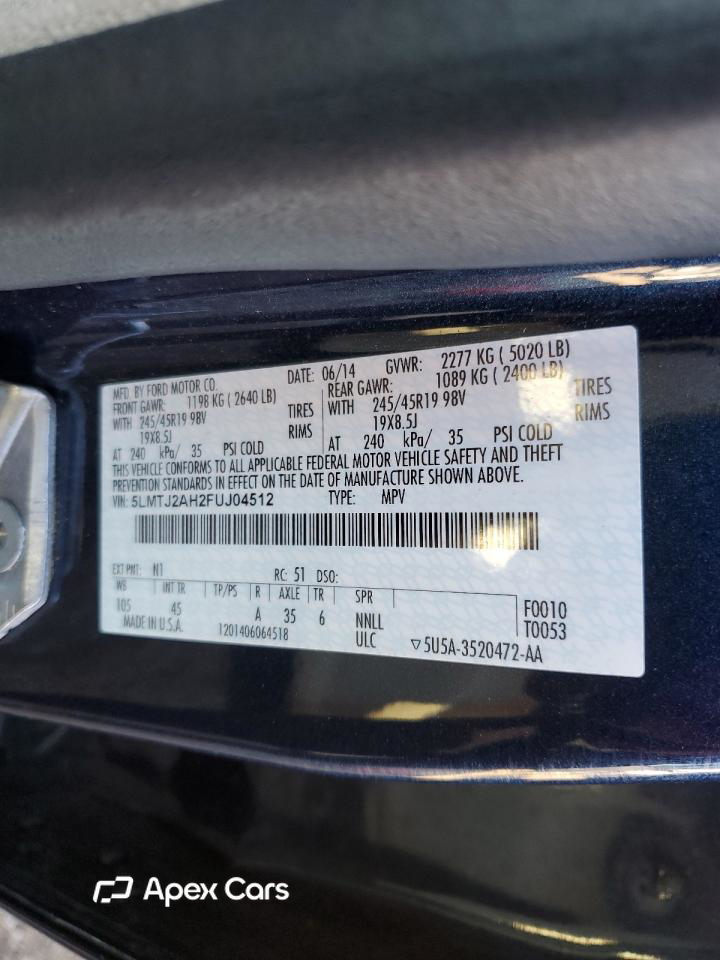 Lincoln MKC 2015