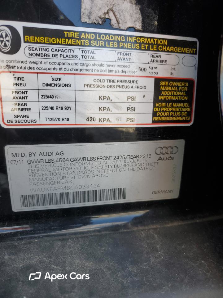 Audi A3 2012