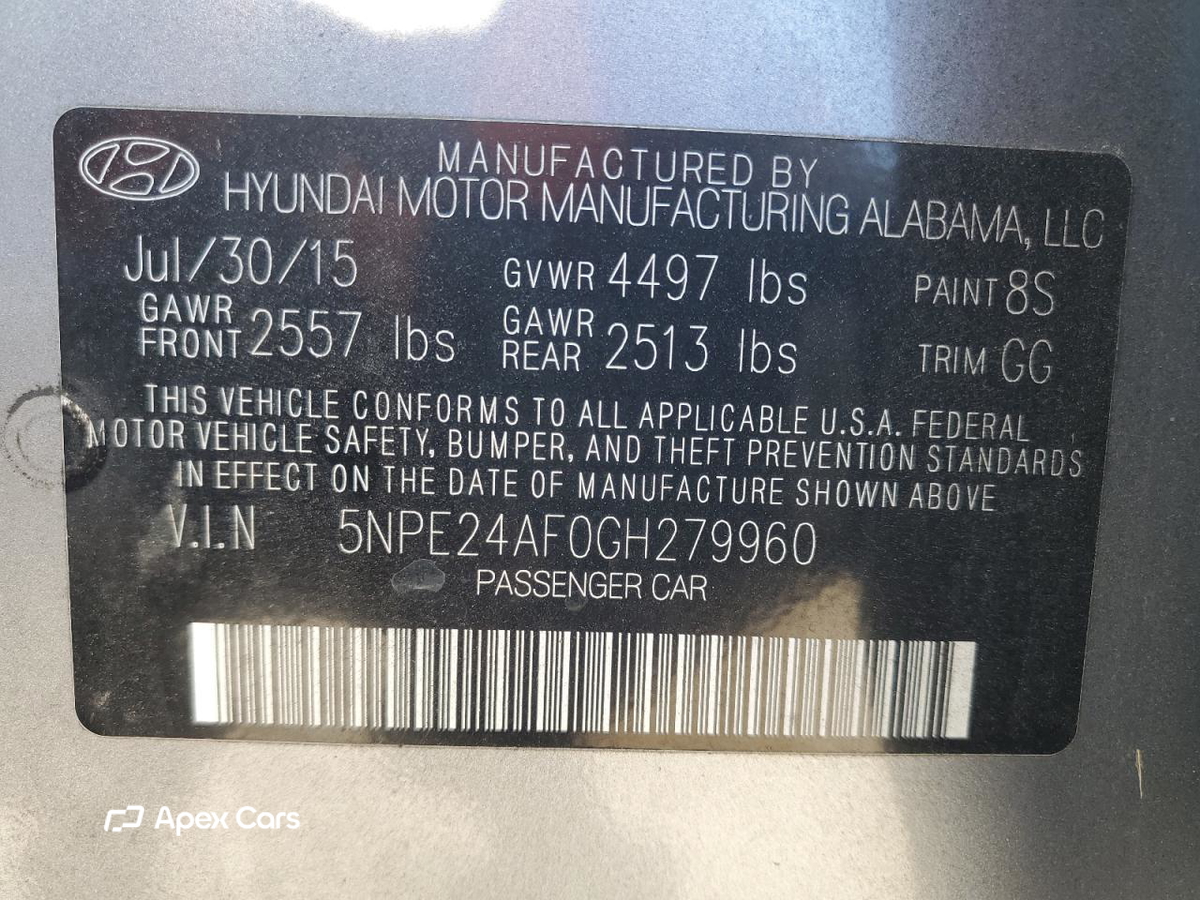 Hyundai Sonata 2016