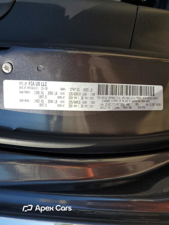 Chrysler Pacifica 2019
