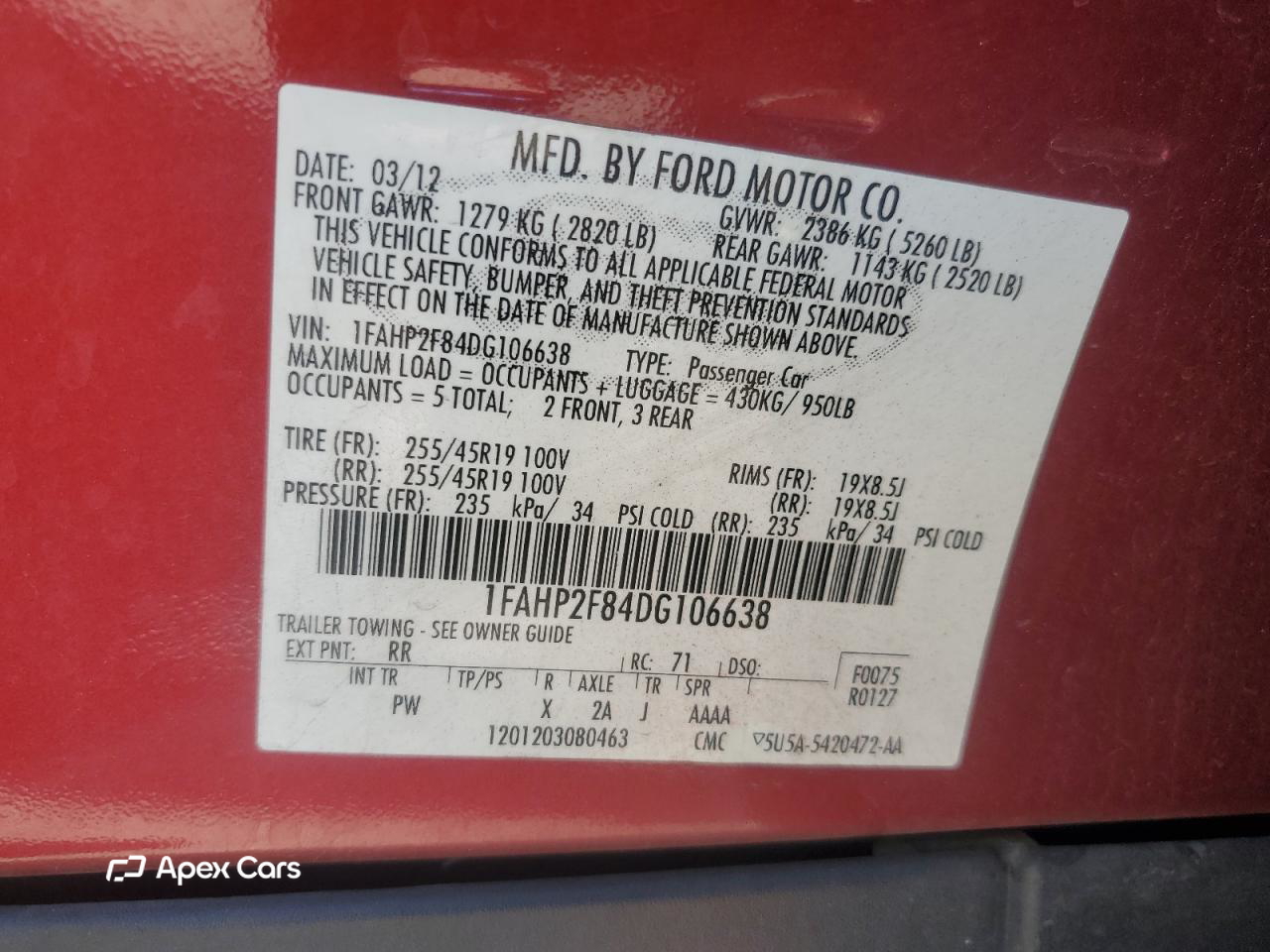 Ford Taurus 2013