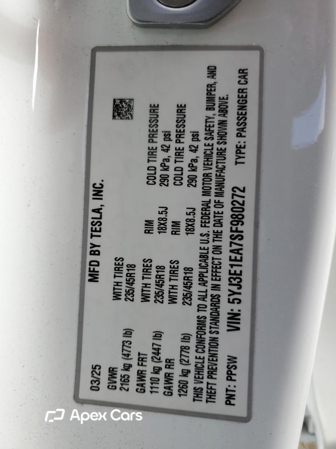 Tesla Model 3 2025