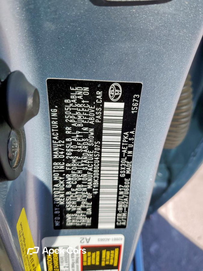 Toyota Avalon 2012