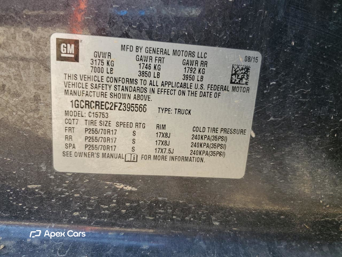 Chevrolet Silverado 2015